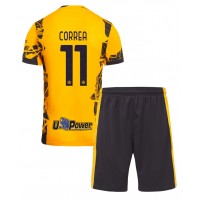 Inter Milan Joaquin Correa #11 Tretí Detský futbalový dres 2024-25 Krátky Rukáv (+ trenírky)